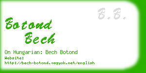 botond bech business card